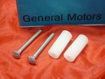 Nos 1965 Chevrolet Passenger Front License Plate Spacers & Screws Original Gm. Fixed Price $44.95.