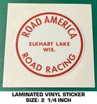 Road America Race Circuit Vinyl Decal Sticker - Vintage Racing Scca. Fixed Price $6.51.