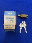 Ford Genuine Nos Glove Box Compartment Lock Set, Keys C5AZ-6206081-A. Fixed Price $95.00.