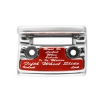 United Pacific 21024 Dash Switch Cover, Guard, "fifth Wheel", Red Sticker. Fixed Price $23.59.