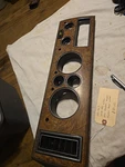 Oem 1978-1990 Gmc Vandura Instrument Cluster Bezel Wood Grain Trim. Fixed Price $70.40.