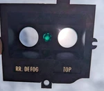 1971 1972 1973 Buick Riviera Gs Electra Lesabre Rear Defogger Switch Bezel. Fixed Price $92.88.
