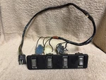 Used Mercury C9WB-10964-B36A 1969-70 Cougar XR7 Center Dash Switch Panel, Wiring. Fixed Price $119.00.