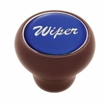 United Pacific 23555 Dash Knob, "wiper" Wood Deluxe, Blue Glossy Sticker. Fixed Price $32.97.