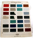 1962 Gmc Ford Chrysler Amc Studebaker-packard Interior Color Chips 637. Fixed Price $8.39.