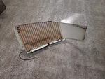 1955 56 Desoto Firedome Dash Speaker Cover & Emblem #1575419. Fixed Price $225.00.