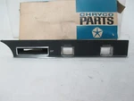 Mopar Nos 1967-68 Chry Newport 300 Yorker Rear Defog Dash Pnl Bezel 2820314. Fixed Price $65.00.