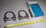 Nos 65-82 Corvette 68 69 Camaro 60-75 Buick Dual Exhaust Muffler Clamp Chevy +. Fixed Price $105.00.