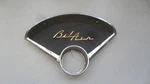 1955 1956 Chevy Belair Dash Speaker Grille Gold Script Oem 02FA1 Gm. Fixed Price $100.00.