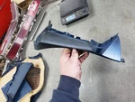 1963 1964 1965 Riviera Lh Dash End Buick Filler Trim Corner Blue Driver Side. Fixed Price $75.00.