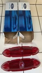 Original Pair Nos Vintage 1951 Ford Deluxe Custom Tail Light Lens Part 1A-13450. Fixed Price $59.95.