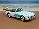 1958 Chevy Corvette 1/64 Scale Classic Car Limited Edition Surf Rod W/ Boards. Fixed Price $15.99.