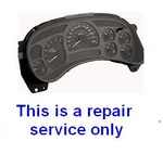 02 03 04 05 06 Chevrolet Monte Carlo Ss Cluster Gauge Dashboard Repair Service. Fixed Price $69.47.