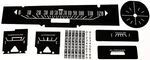 Premium Dash Decal 65 Dodge Coronet Full Kit 120MPH Black. Fixed Price $57.81.