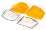 2X Amber Glass Tractor Trailer Cab Marker Light Lens 1998 Grand General 81318. Fixed Price $19.99.