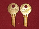 2 Yale Original Key Blanks Studebaker Crosley Amc Kaiser Frazer Rambler Willys. Fixed Price $8.95.