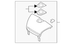 Genuine Mazda Instrument Panel Cover F152-55-210B. Fixed Price $30.06.