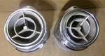 1963 1964 Vintage Pontiac Catalina Bonneville Chrome Dash A/c Vent Pair. Fixed Price $99.00.