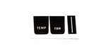 Premium Dash Decal 68-70 Body Rallye Heater Control Label (non-ac). Fixed Price $14.15.