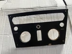 Triumph Spitfire MK2 Center Dash Fascia Wood Gauge Panel Black Original Lhd. Fixed Price $15.00.