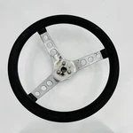 Vtg 3 Spoke Steering Wheel School Dragster Sling Shot Gasser Rat Rod. Fixed Price $35.00.