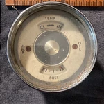 1961 Studebaker Instrument Gauge ,amp, Temp, Fuel, Oil White. Fixed Price $39.00.