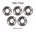 1951 Ford Shoebox Car Chrome Dash Bezel Kit. Fixed Price $97.50.