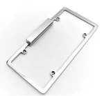 License Frame With Light Usa Plates Chevy Ford Chrysler Aluminum Chrome. Fixed Price $57.97.