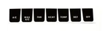 Premium Dash Decal 68-70 Body Rallye Heater Control Label (with Ac). Fixed Price $15.33.