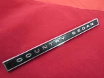 Nos 1965 Ford Country Sedan Station Wagon Dash Emblem Nameplate Script. Fixed Price $19.99.