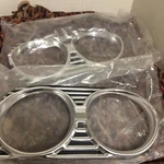 1965 Camino Head Lamp Bezel Metal Set New 2X Classic Car Automobile Part. Fixed Price $120.00.