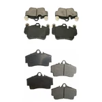 Hella Front Rear Low-met Disc Brake Pads Kit For Porsche 911 Boxster Cayman. Fixed Price $143.95.