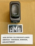 A06-30769-118 Freightliner Switch Rocker, Mirror, Adjustment. Fixed Price $76.14.