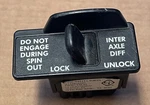 Freightliner Inter Axle Diff. Lock Switch Gtd 3270-1A. Fixed Price $19.99.