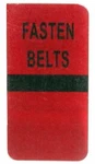 1977-1979 Corvette Lens Fasten Seat Belts Warning. Fixed Price $20.95.