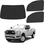 Front Windshield Side Silver & Black-fit 2010-2025 Dodge Ram 2500 3500. Fixed Price $60.99.