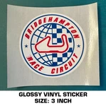 Bridgehampton Race Circuit Glossy Vinyl Decal Sticker Track-vintage Scca. Fixed Price $5.78.