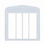 United Pacific 21208 Bumper Grille Bezel, Chrome, For Kenworth W900L. Fixed Price $954.79.