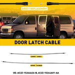 Ford 450 250 E150 350 Rear Cargo Door Left Upper & Lower Latch Release Cable. Fixed Price $14.24.