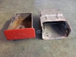 Vw Beetle Classic 1968-ON Ashtray + Mount Metal Dash Red 111857305A With Spring. Fixed Price $53.70.