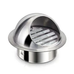 8 Wall Cover Stainless Steel Round Exhaust Inch, Silver. Fixed Price $37.99.