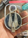 1959 Studebaker Larks & Hawks Grille Emblem Badge. Fixed Price $29.99.