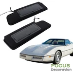 For Chevy Chevrolet 1984-96 Sun Visor Shades Pair Lighted Vanity Mirror Black. Fixed Price $51.17.