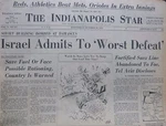 Israel Admits Worst Defeat Suez Line Damascus Tel Aviv Soviet 1973 October 10. Fixed Price $60.00.
