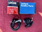 Pair Of Nos Lucas L490 Lamps, Jaguar Mark 2, Mk Ii, XK120. Fixed Price $360.00.