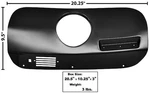 1969-70 Ford Mustang Dash Trim Cover W/clock Hole Rh New Dii. Fixed Price $221.99.