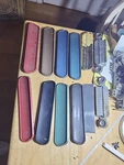 Vintade Nos And Used 1960S Ford Mercury Oemradio Delete Plates Assorted 12 Pc. Fixed Price $114.00.