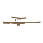 Dash Cover Insert Trim Walnut Wood Veneer (type 2) 8PC For 65 Pontiac Bonneville. Fixed Price $154.40.