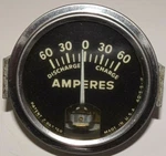 Vintage Discharge/charge 0-60 Amperes Gauge W/mounting Bracket 4015-5-18. Fixed Price $20.56.