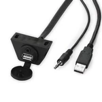 Retrosound Black Usb/auxiliary Extension Cable With Mount. Fixed Price $39.99.